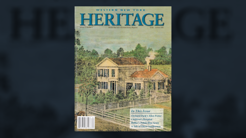 Western New York Heritage issue cover