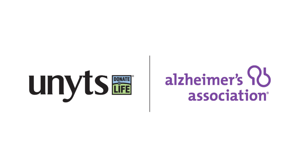 unyts and Alzheimer's Association logos